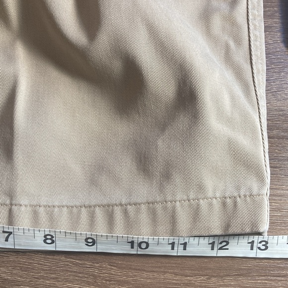 Vintage Mens Roundtree & Yorke Pleated Tan Shorts Pre Owned Size 38 - Picture 9 of 10